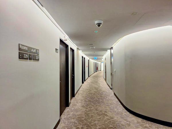 Hallway at AUHotel