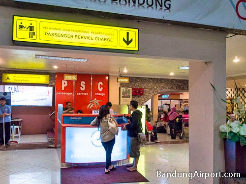 Bandung Airport Passenger Service Charge Counter