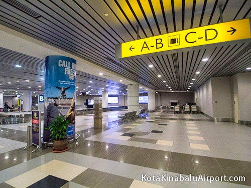 Kota Kinabalu Airport Arrivals Area