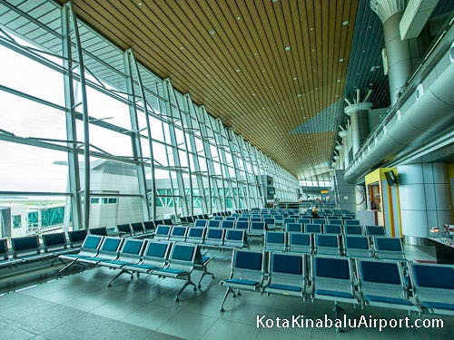 BKI Airport Departures Area