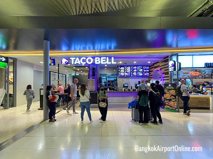 Taco Bell at Bangkok Airport