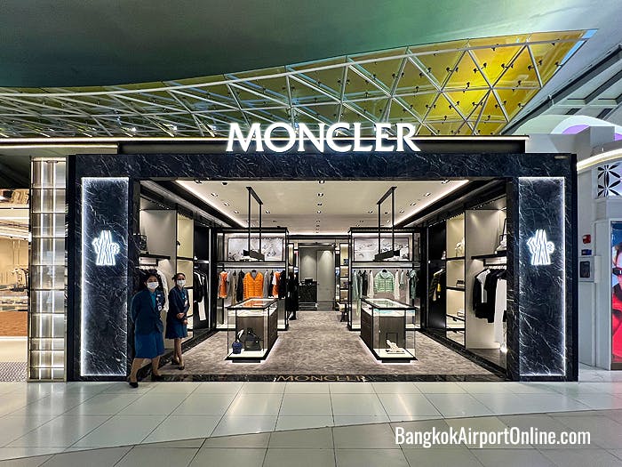 Moncler shop at Bangkok Airport