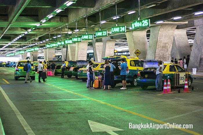 Bangkok Airport Taxi Stand