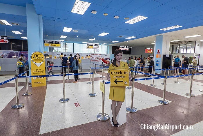 Chiang Rai Airport Check-in Counter