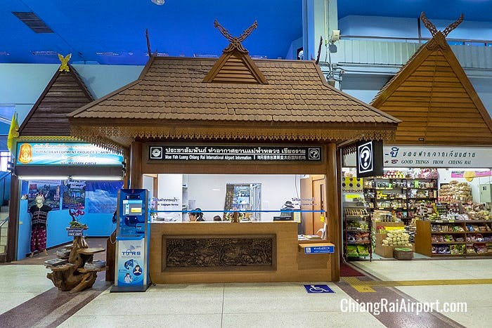 Mae Fah Luang Chiang Rai International Airport information counter
