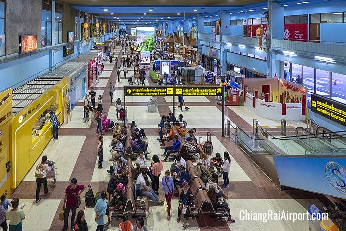 Chiang Rai Airport terminal interior