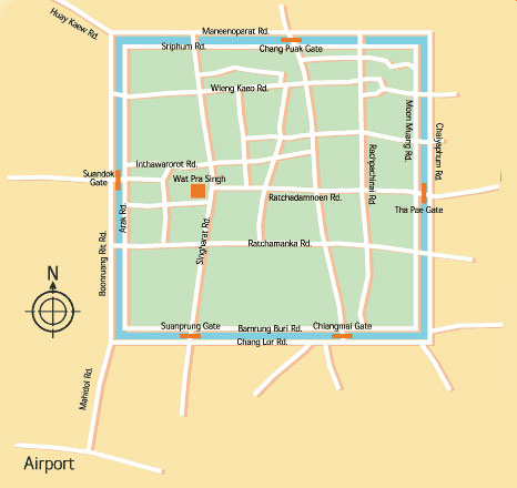 Chiang Mai Airport Map