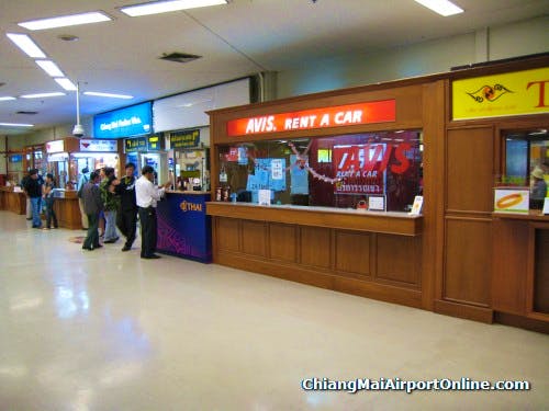 Chiang Mai Airport AVIS Car Rental Counter