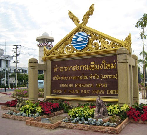 CNX Airport Enterance - Chiang Mai