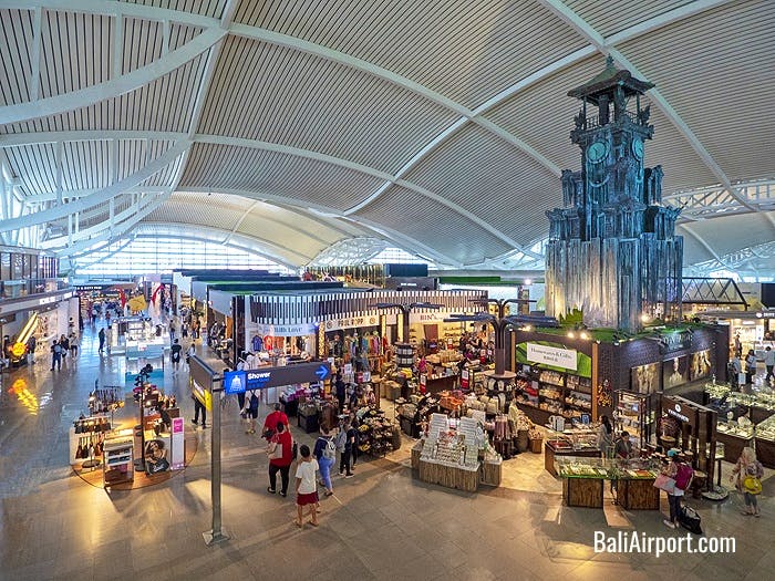 Bali Airport Departures Area - Duty Free Shopping