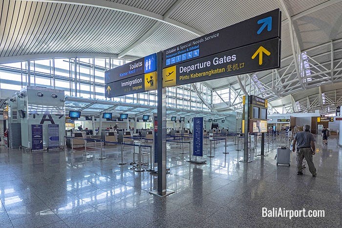 Check-in Counters at the International Terminal