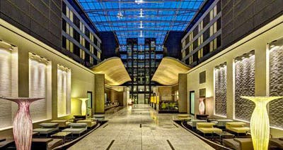 Hilton Frankfurt Airport Lobby