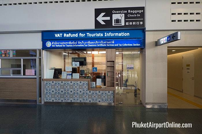 Tax Refund for Tourists at Phuket International Airport