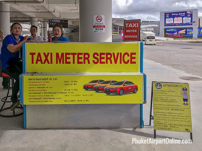 Taxi Counter at the Domestic Terminal