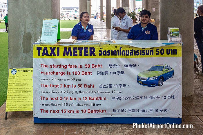 Taxi Counter at the International Terminal