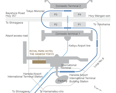 Royal Park Hotel The Haneda Access Map