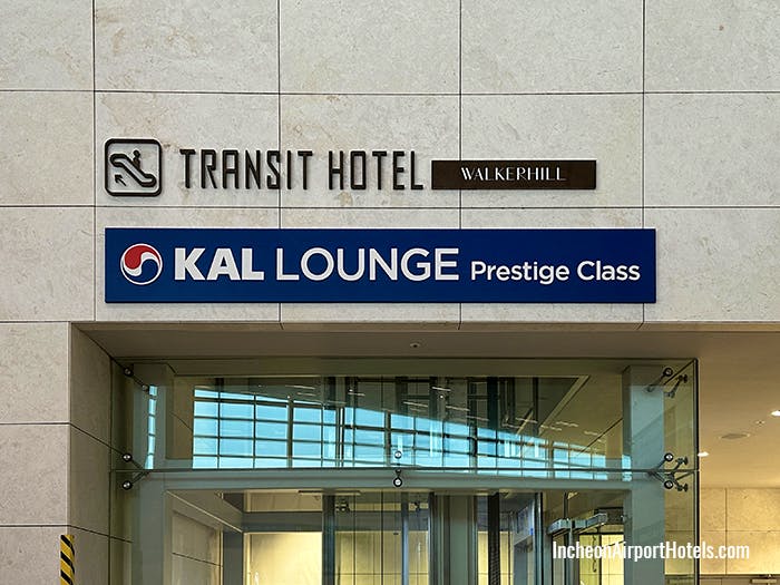 Incheon Airport Terminal 2 Transit hotel sign