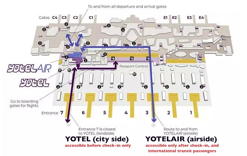 YOTELAIR Istanbul Airport Map