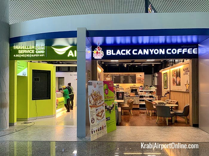 AIS Mobile and Black Canyon Coffee shops