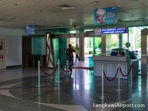 Langkawi Airport Taxi Counter