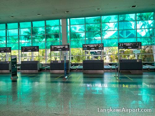 Check-in Counters at Langkawi Airport