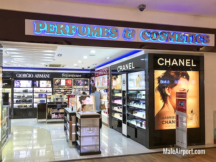 Perfumes & Cosmetics at Male Airport Maldives