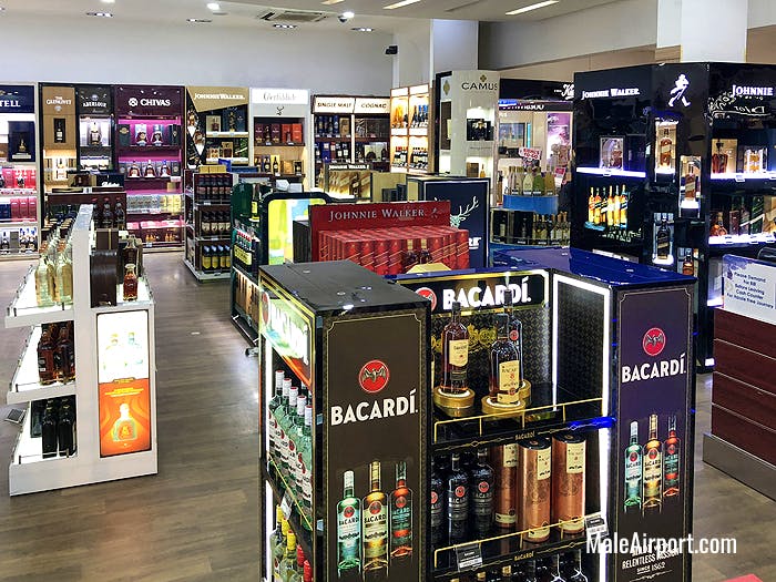 Male Airport top whisky, vodka, rum, gin, cognac brands for sale