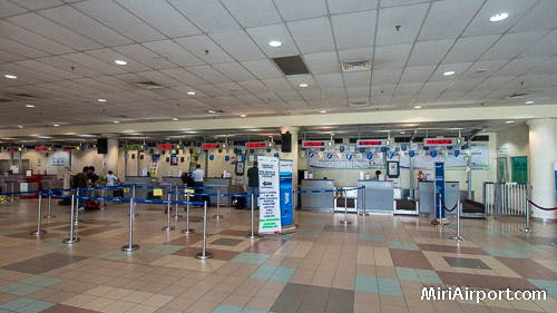 Miri Airport Check-in Counters