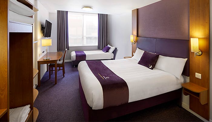 Twin Room Interior at Premier Inn NCL Airport