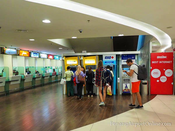 ATMs at the Arrivals Level