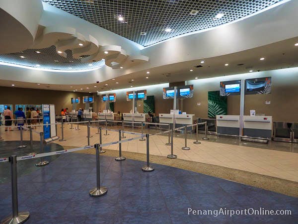 Check-in Counters at Penang Airport