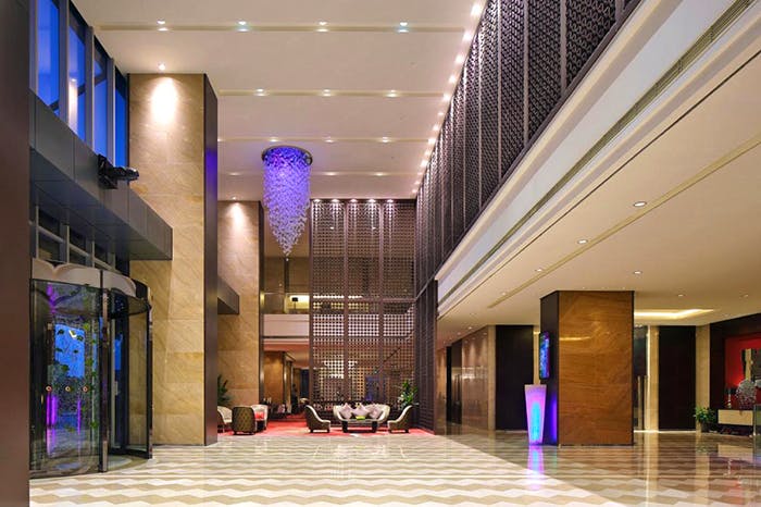 The QUBE Pudong Airport Hotel Lobby