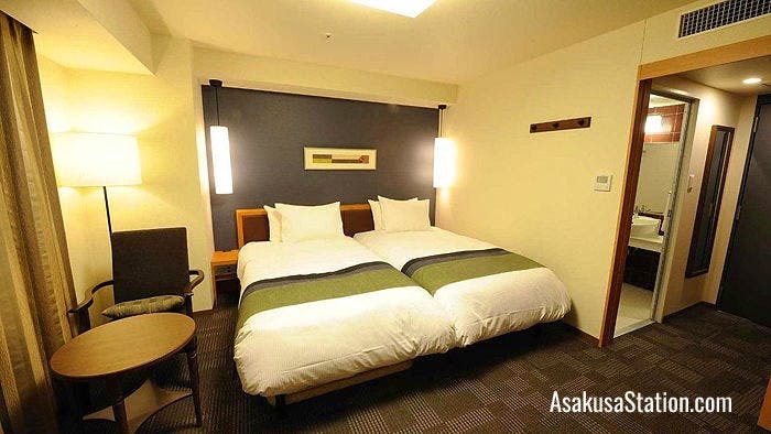 Twin Guest Room at Richmond Hotel Asakusa
