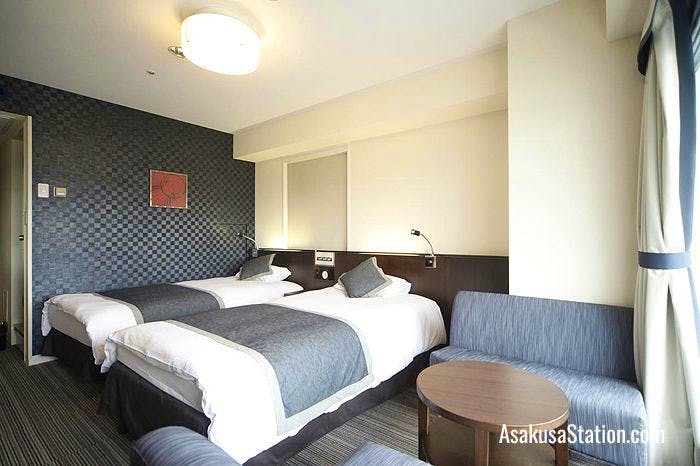Twin Room at Via Inn Asakusa Hotel