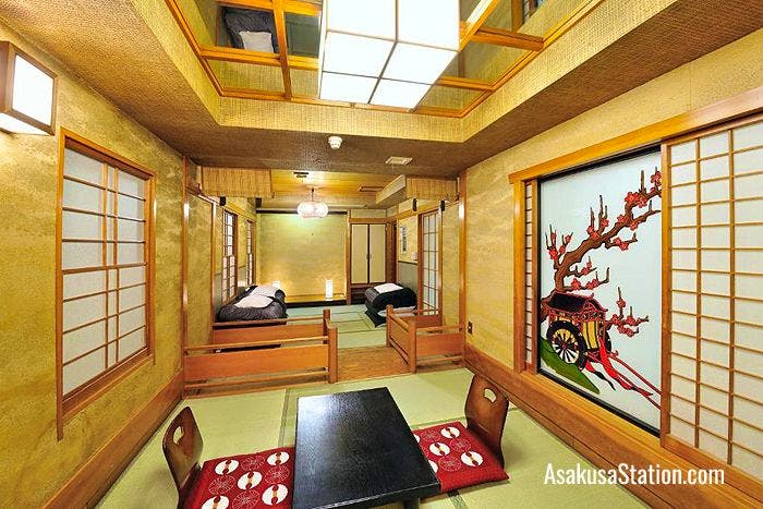 Japanese style quad room