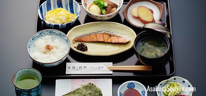 Japanese set breakfast