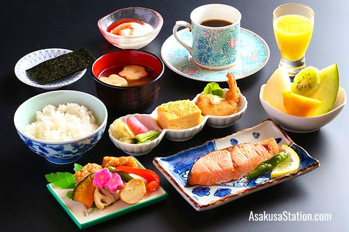 Japanese breakfast set