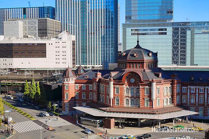 Iconic Tokyo Station building in the capital's Marunouchi district