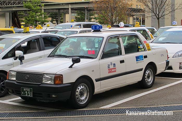 A Kintetsu taxi at Kanazawa Station