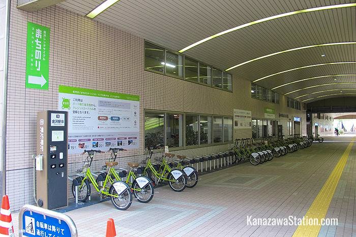 Machi-Nori Cycle Port at Kanazawa Station