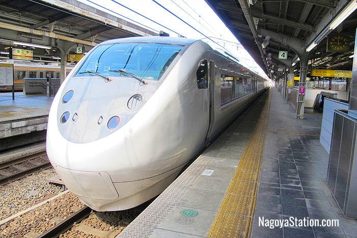 The Limited Express Shirasagi at Nagoya Station