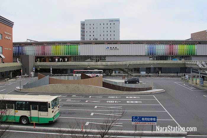 A view of JR Nara Station’s west side