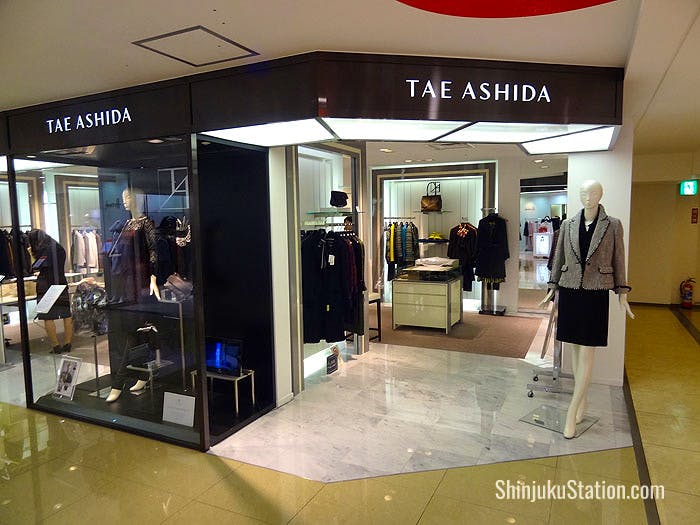 Japanese labels such as Tae Ashida offer a more sophisticated, elegant look compared to youth brands in the Lumine malls