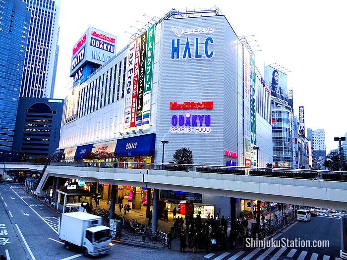 HALC is a sports and electronics goods annex at Odakyu Department Store