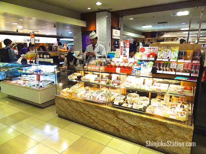 Keio has a busy food hall in the basement