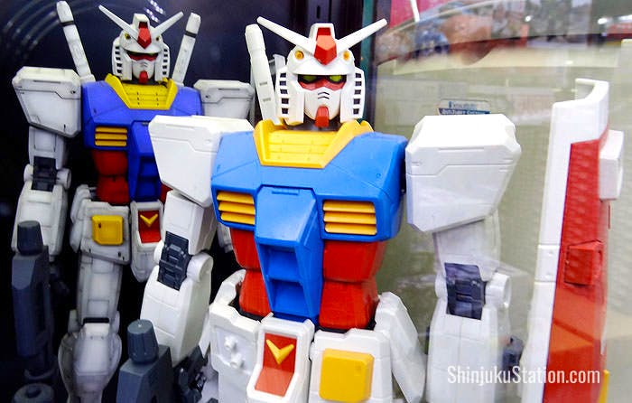 Mobile Suit Gundam figurines in the Game and Hobby Pavilion