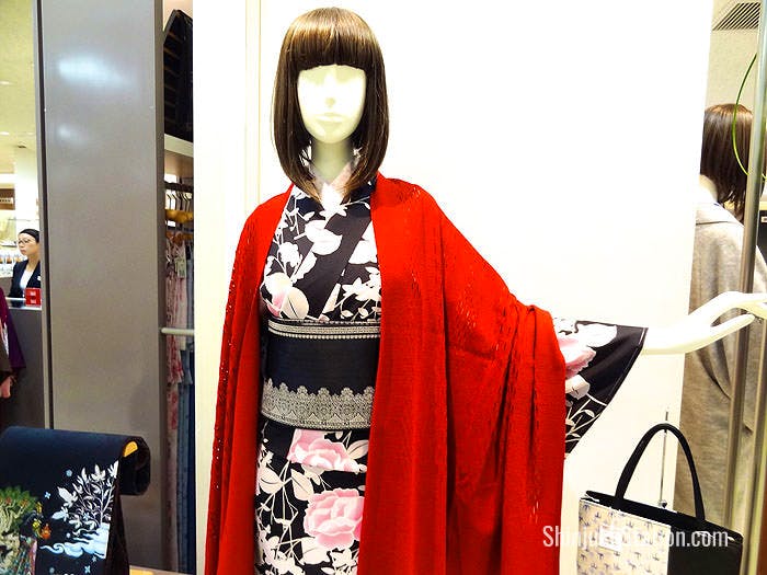 Isetan began as a kimono shop and still has an extensive selection of kimono goods