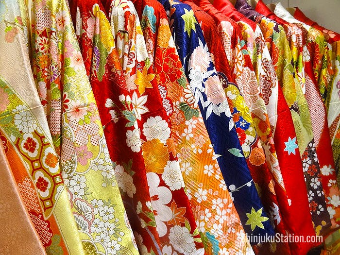 Kimonos for sale and rental