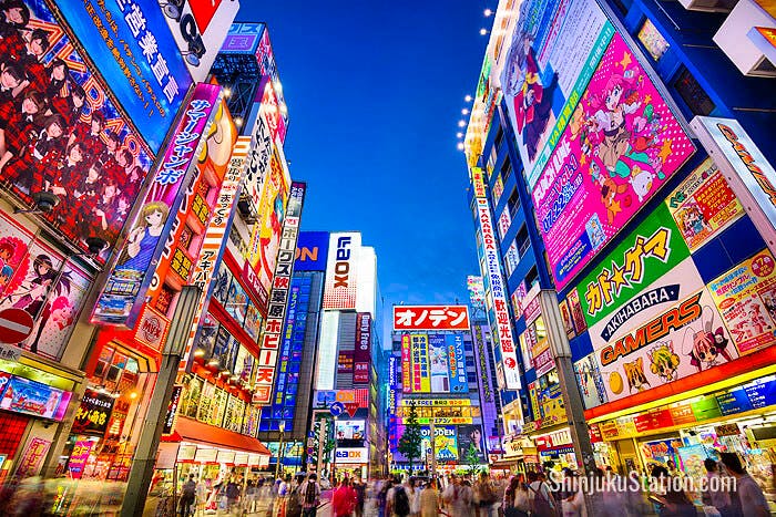 Colorful Akihabra draws otaku manga, anime and gaming fans from Japan and around the world