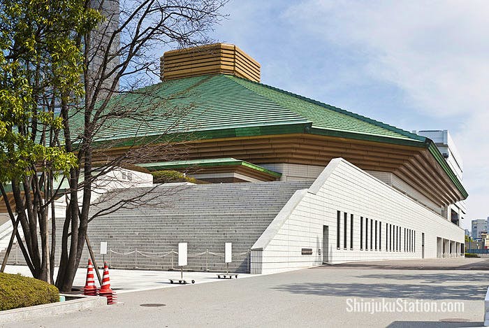 Ryogoku’s Kokugikan stadium hosts sumo wrestling tournaments in January, May and September